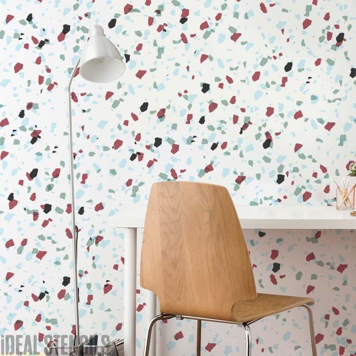 Terrazzo Pattern Stencil