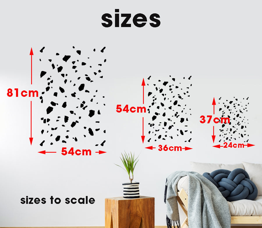 Terrazzo Pattern Stencil | paint marble effect decor | Ideal Stencils ...