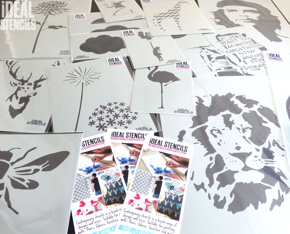 Leopard Print Stencil | Home Decor &amp; Craft – IdealStencils