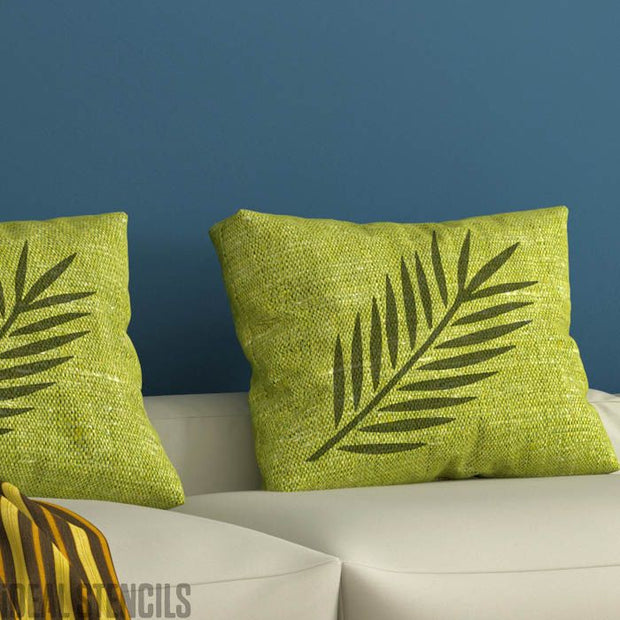 Tropical Fern Leaf Stencil