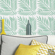 Tropical Ferns Pattern Stencil