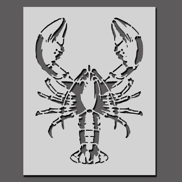 LOBSTER Stencil  - Sea life Wall Art Painting Stencil