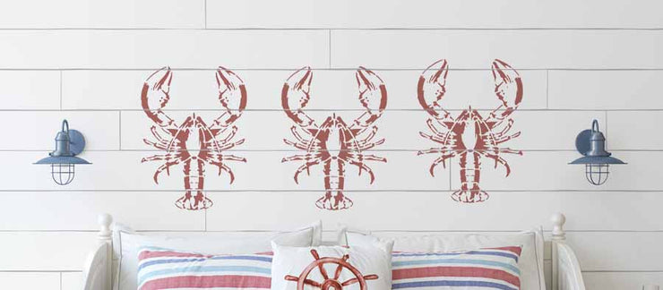 LOBSTER Stencil  - Sea life Wall Art Painting Stencil