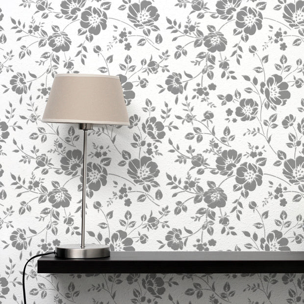 Vintage Floral Classic Pattern Stencil