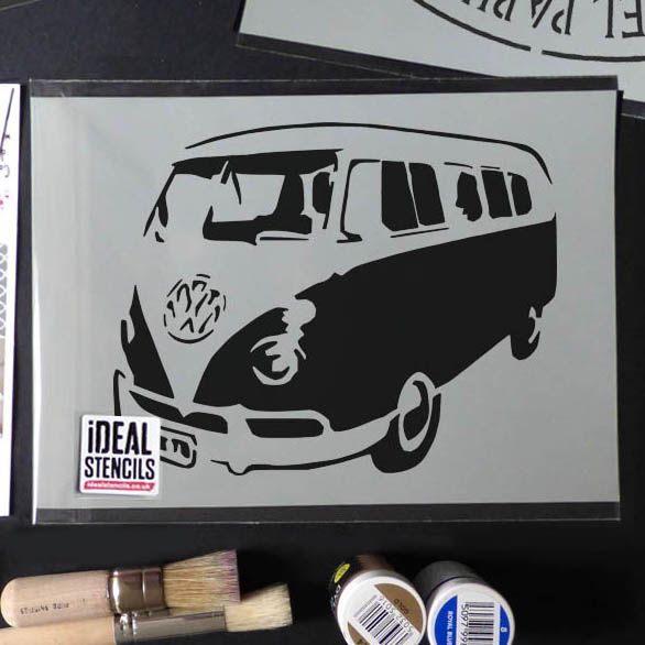 VW Camper Van Stencil