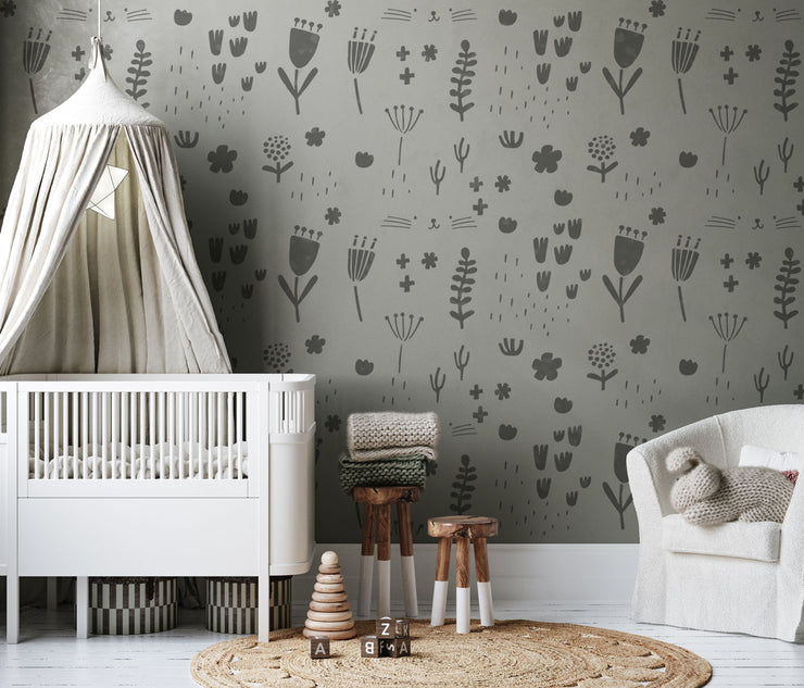 MEADOW Woodland Nursery Stencil