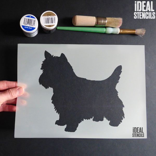 Yorkshire Terrier Stencil